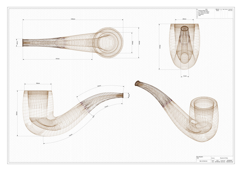 Art Thoughts - Measuring Ceci n&apos;est pas une pipe