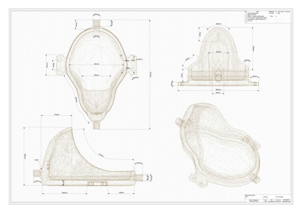 Art Thoughts - Measuring Fountain (after Duchamp)